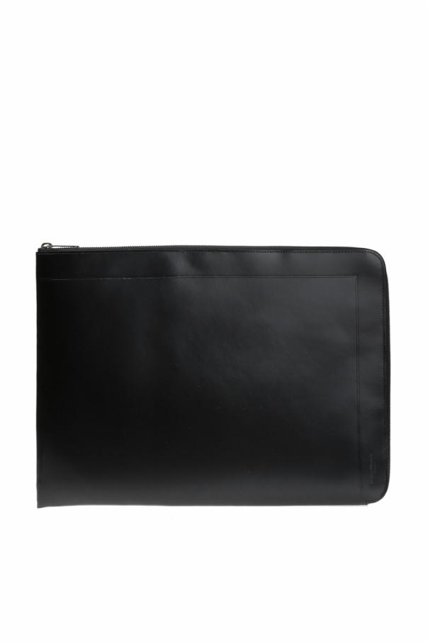 Black Laptop case with logo Maison Margiela Vitkac GB